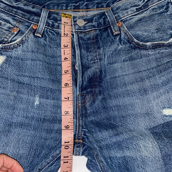 Levi’s | 501 Ragged Lands Cropped sz 27 - Picture 10 of 16